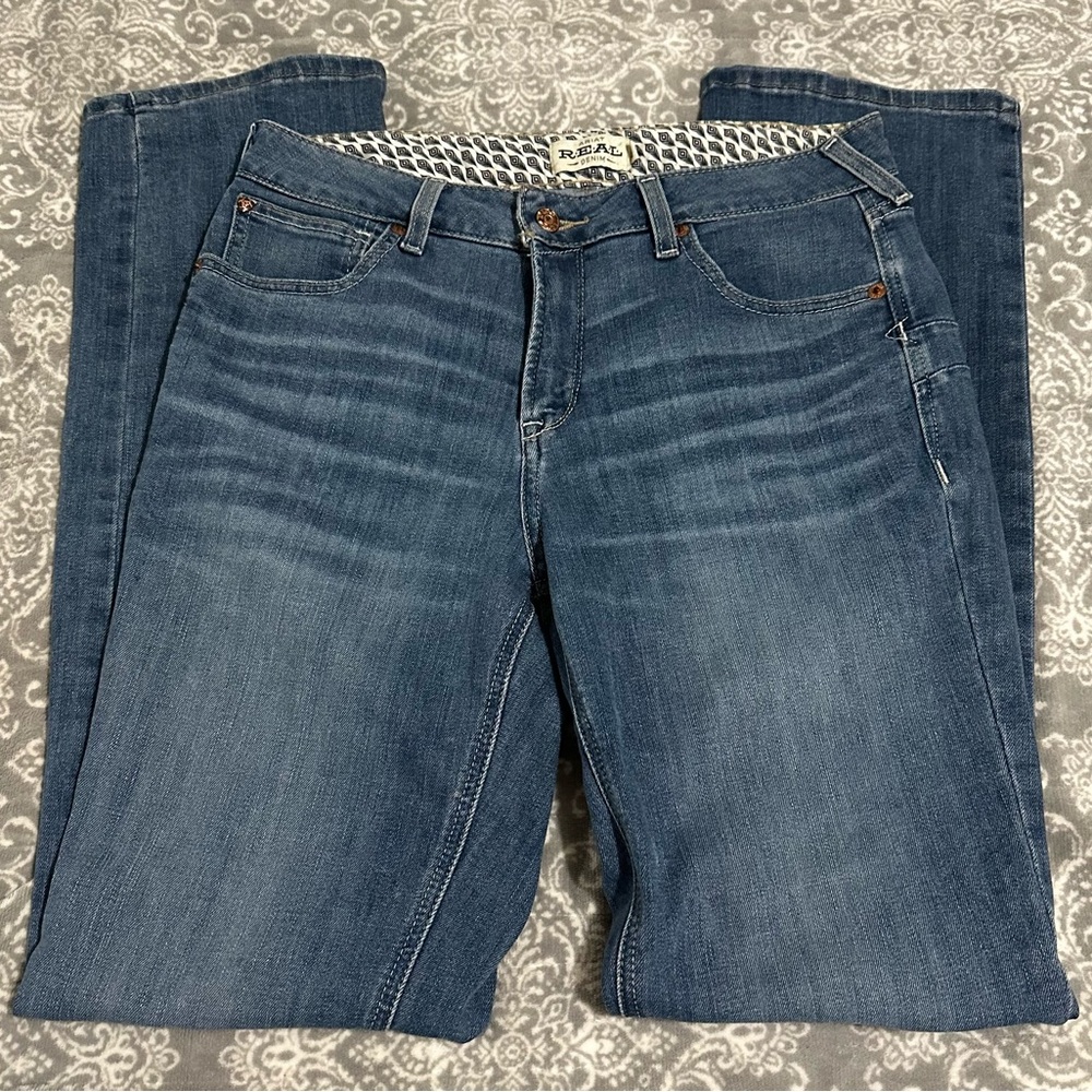 Women’s Ariat Jeans 31Long sz 12 35 Inch Inseam High Rise Straight Leg Style